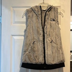 North face hooded vest